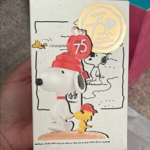 POP MART • Peanuts 75th Anniversary Snoopy Figurine.